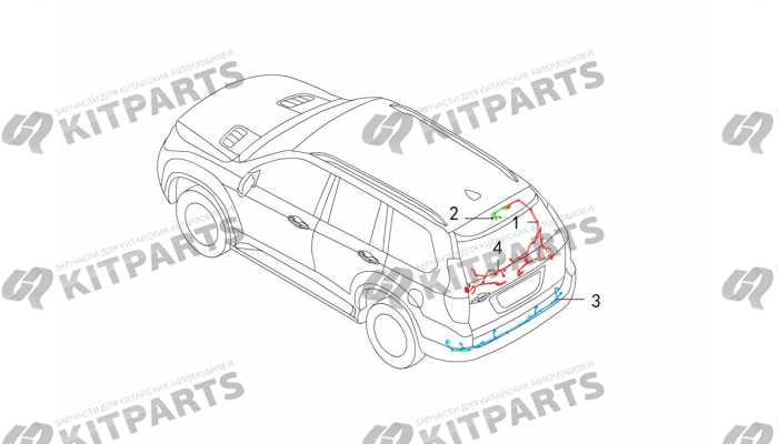 Проводка-пятая дверь Haval H9