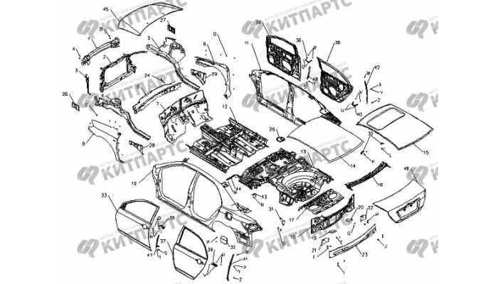 Кузов в сборе BYD