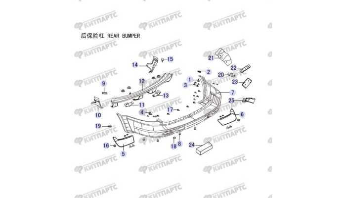 Бампер задний Great Wall Hover