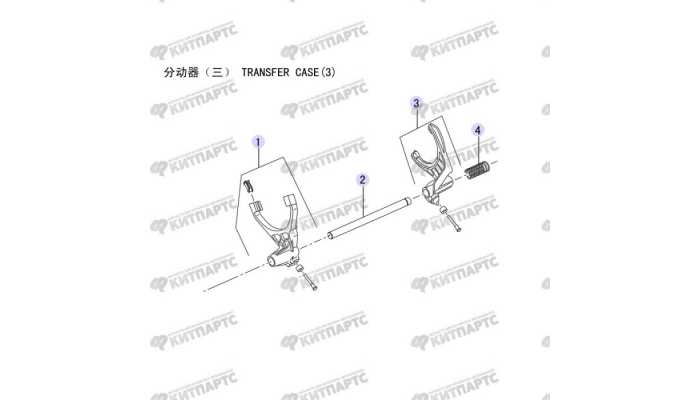 Вилки раздаточной коробки Great Wall Wingle