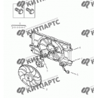 Вентилятор радиатора охлаждения (одинарный)